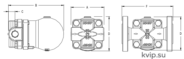 ADCA FLT14I DN 1/2"-3/4", DN 15-20 Конденсатоотводчик поплавковый